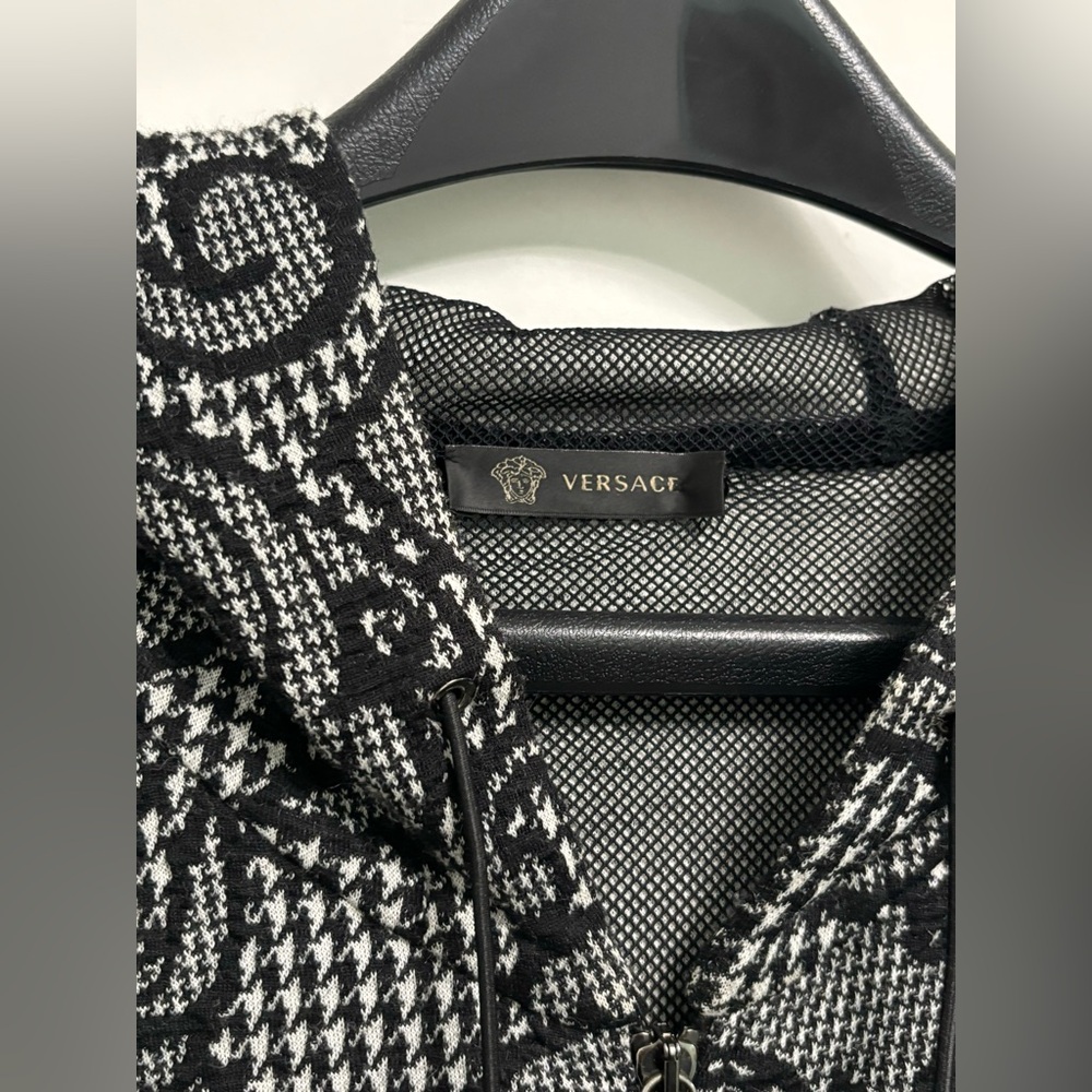 Authentic 🕸️ Versace GIUBBOTTO FELPA men’s zip up hoodie